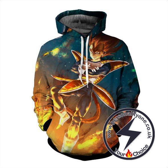 Dragon Ball Z - Vegeta King 3D - Hoodies